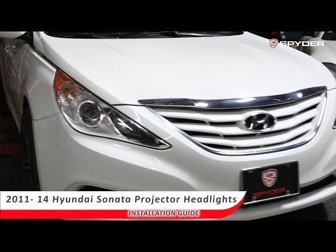 Spyder Auto Installation: 2011 - 2014 Hyundai Sonata Projector Head Light