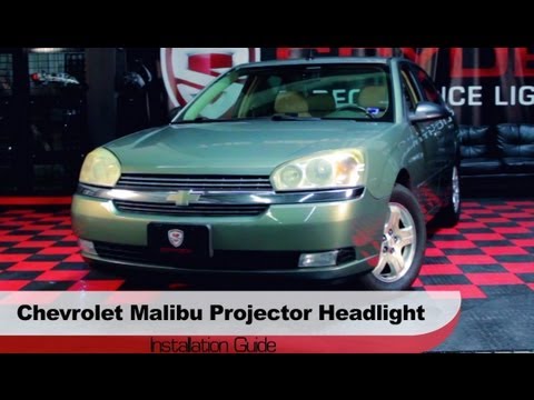 Spyder Auto Installation: 2004-08 Chevrolet Malibu Projector Halo Headlights