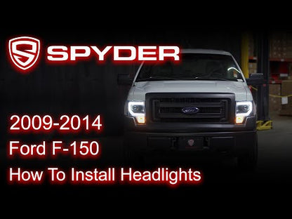 Spyder Auto Installation: 2009-2014 Ford F-150 Headlight (Switchback turn signal)