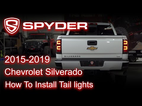 Spyder Auto Installation: 2015-2019 Chevrolet Silverado 2500 Tail lights