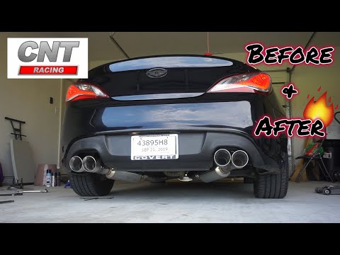 CNT Racing V3 Exhaust for Genesis Coupe 3.8