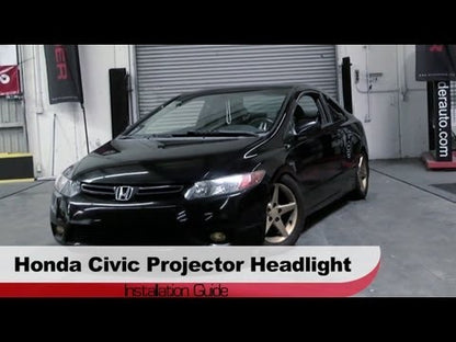 Spyder Auto Installation: 2006-08 Honda Civic 2dr Projector Headlights