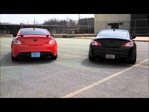 Hyundai Genesis Coupe 2.0T Tsudo vs ISR Exhaust