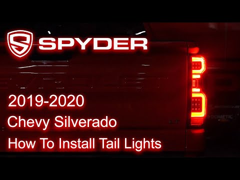 Spyder Auto Installation: 2019-2023 Chevy Silverado - LED Tail Lights