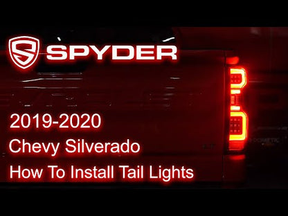 Spyder Auto Installation: 2019-2023 Chevy Silverado - LED Tail Lights