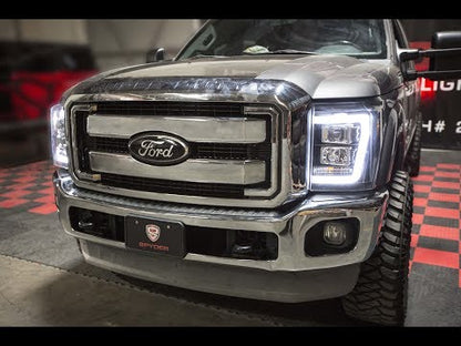 Spyder Auto Installation: 2011-2016 Ford F250 LED Head Light