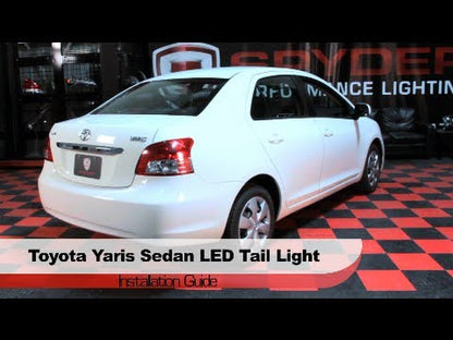 Spyder Auto Installation: 2007-09 Toyota Yaris 4-door Sedan LED Tail Lights