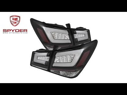 Spyder - Chevy Cruze 2011-2014 Light Bar LED Tail Lights - Black