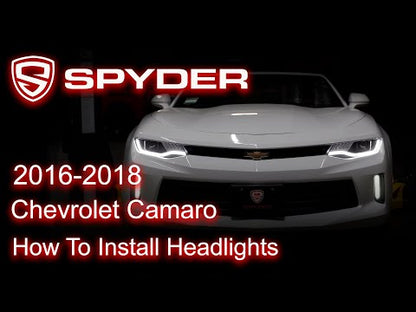 Spyder Auto Installation: 2016-2018 Chevrolet Camaro - LED Headlights