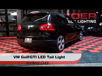 Spyder Auto Installation: 2006-09 Volkswagen Golf/GTI Mk V LED Light Tube Tail Lights