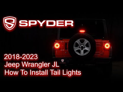 Spyder Auto Installation: 2018-2023 Jeep Wrangler JL Tail lights