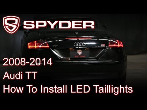 Spyder Auto Installation: 08-14 Audi TT Taillights