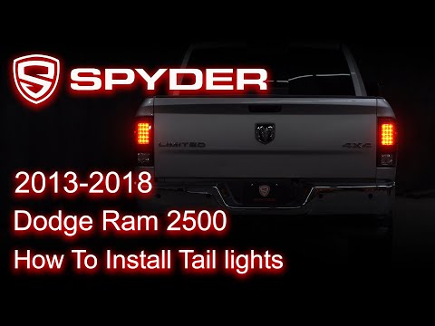 Spyder Auto Installation: 2013-2018 Dodge Ram 2500 Tail light (LED MODEL ONLY)