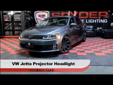 Spyder Auto Installation: 2011-14 Volkswagen Jetta Light Tube Projector Headlights