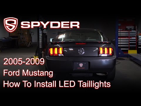 Spyder Auto Installation: 2005-2009 Ford Mustang Tail light