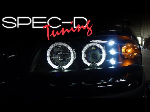 SPECDTUNING INSTALLATION VIDEO: 2000 - 2006 CHEVY IMPALA LED PROJECTOR HEADLIGHTS