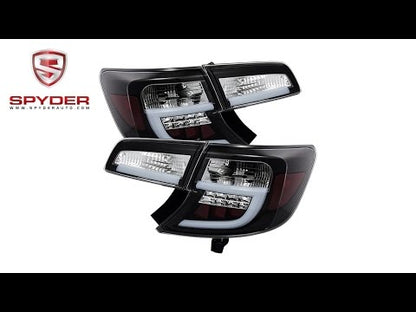 Spyder - Toyota Camry 12-14 Light Bar LED Tail Lights - Black