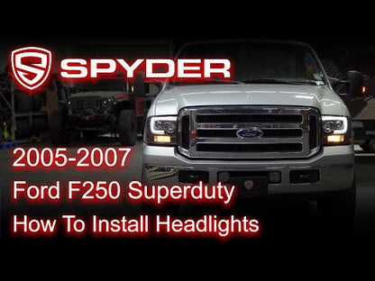 Spyder Auto Installation: 2005-2007 Ford F250 Superduty Headlight