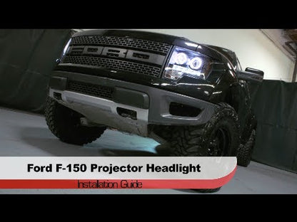 Spyder Auto Installation: 2009-2014 Ford F-150 & SVT Raptor Projector Head Light w/DRL L.E.D.