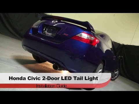 Spyder Auto Installation: 2006-2008 Honda Civic 2-Door LED Tail Lights