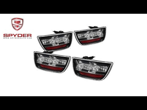 Spyder - Chevy Camaro 10-13 LED Tail Lights - Black