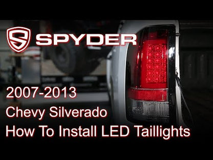 Spyder Auto Install Video: 2007-2013 Chevrolet Silverado LED Tail Light (ALT-YD-CS07V3-LBLED-RC)