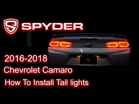 Spyder Auto Installation: 2016-2018 Chevrolet Camaro - LED Tail lights