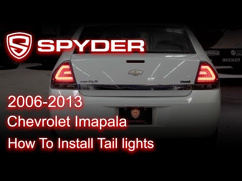 Spyder Auto Installation: 06-13 Chevrolet Impala Tail lights