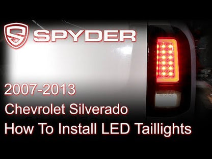 Spyder Auto How to Install: 2007-2013 Chevrolet Silverado LED Tail Light (ALT-YD-CS07V3-LBLED-BSM)