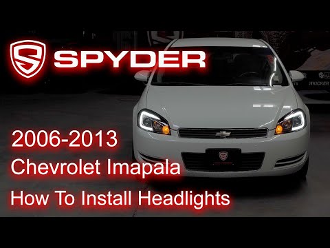 Spyder Auto Installation: 06-13 Chevrolet Impala Headlight