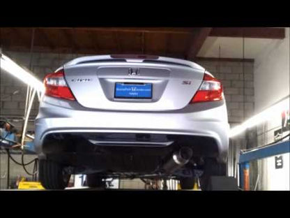 Tsudo 2012 + Honda Civic Si K24 2DR/4DR 70mm S2 JDM slanted catback exhaust