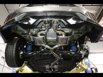 Megan Racing 2016+ Civic Hatch 1.5T Sport Burnt Tips CatBack Exhaust