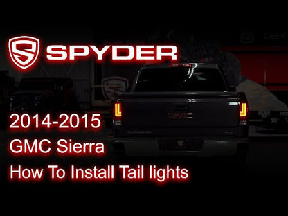 Spyder Auto Installation: 2014-2018 GMC Sierra Tail lights