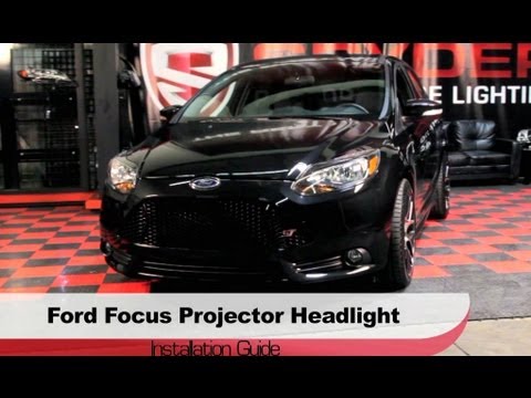 Spyder Auto Installation: 2012-14 Ford Focus Projector Headlights with LED DRLs