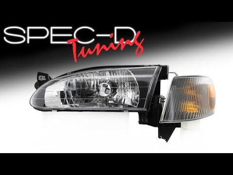 SPECDTUNING DEMO VIDEO: 1998-2000 TOYOTA COROLLA CRYSTAL HEADLIGHTS