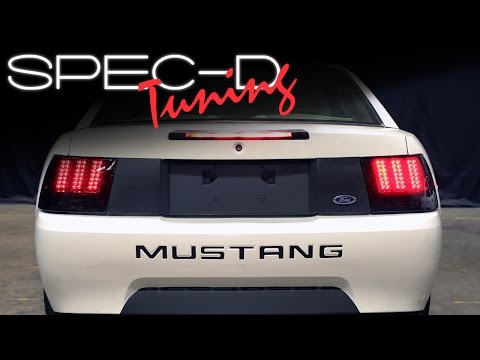 SPECDTUNING INSTALLATION VIDEO: 1999-2004 FORD MUSTANG SEQUENTIAL LED TAIL LIGHTS