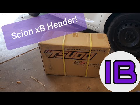 Scion xB Update: Tsudo Header+S pipe unboxing!