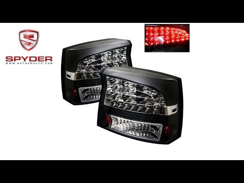 Spyder - Dodge Charger 06-08 LED Tail Lights - Black