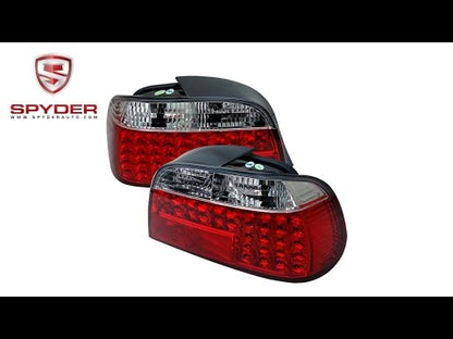 Spyder - BMW E38 7-Series 95-01 LED Tail Lights - Red Clear