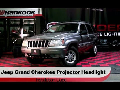 Spyder Auto Installation: 1999-2004 Jeep Grand Cherokee Halo Projector Headlights