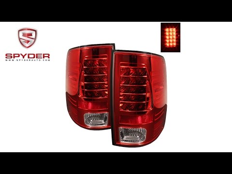 Spyder - Dodge Ram 1500 09-14 / Ram 2500/3500 10-14 LED Tail Lights - Incandescent Model - Red Clear