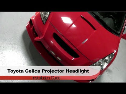 Spyder Auto Installation: 2000-05 Toyota Celica Halo LED DLR Projector Headlights