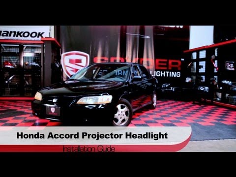 Spyder Auto Installation: 1998-2002 Honda Accord Projector Headlights