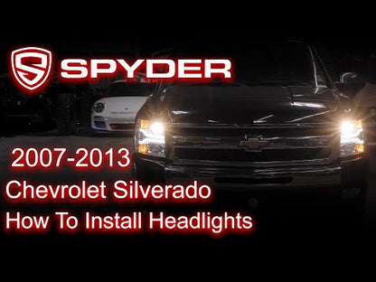 Spyder Auto Installation: 2007-2013 Chevrolet Silverado Headlights