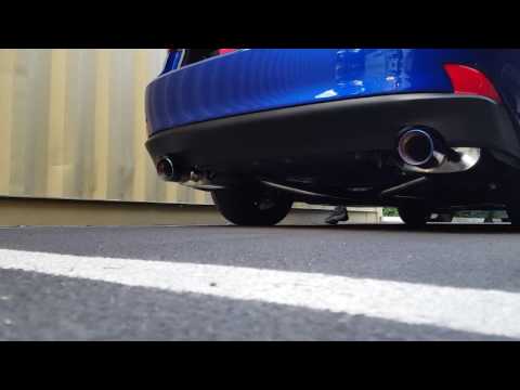 Tsudo Axleback Exhaust on a 2016 Lexus IS350 F-Sport