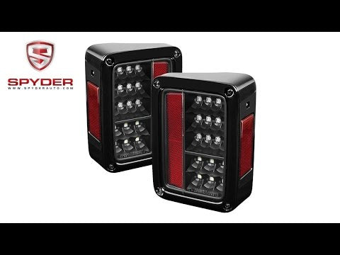 Spyder - Jeep Wrangler 07-14 LED Tail Lights - Black