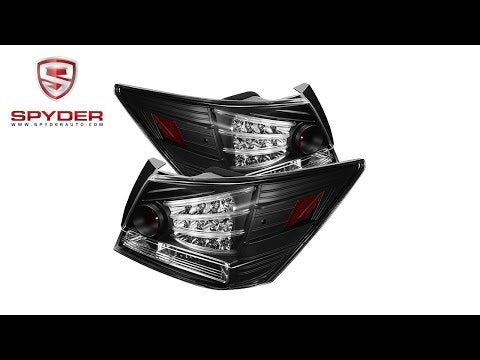 Spyder - Honda Accord 08-12 4DR LED Tail Lights - Black