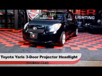 Spyder Auto Installation: 2006-08 Toyota Yaris/Vitz 3-Door Halo Projector Headlights