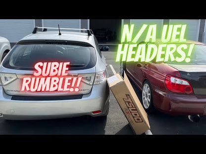 N/A Subaru Impreza gets UEL HEADERS!! (Tsudo) W cold starts!