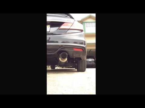 Tsudo exhaust on 2013 honda civic si sedan